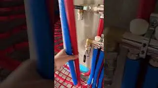 Про вывод коллектора теплого пола 