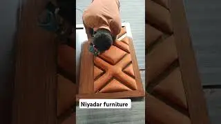 double bed design headboard #furniture #design #youtubeshorts