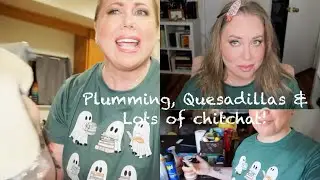 VLOG:  TESTING OUT HUDA EASY BLUR, MAKING DIET QUESADILLAS AND GRWM CHITCHAT!