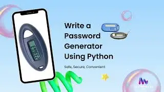 write password generator using Python #programming  #python