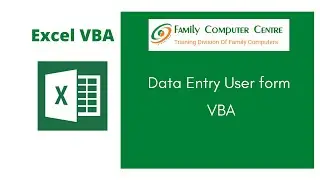 Excel VBA Tutorial | Making user form for Data Entry