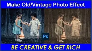 How to Make Old/Vintage Photo Effect in Photoshop