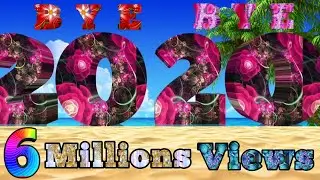 Happy New Year 2020 Green Screen Effect HD Video/Bye Bye 2020