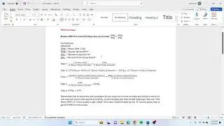Blower RPM Formula