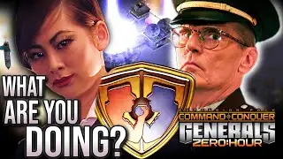 Boss General vs Laser General - Hard Difficulty with Commentary | C&C Generals Zero Hour