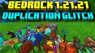 MINECRAFT BEDROCK 1.21.21 DUPLICATION GLITCH (Playstation, Xbox, Switch, MCPE, PC)