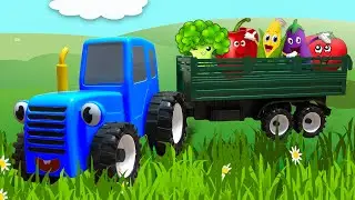 Овощи - синий трактор учит овощи!