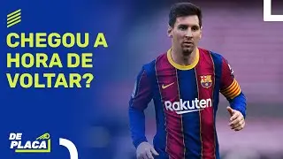 MESSI DE VOLTA AO BARCELONA? MBAPPÉ SE OFERECE AO REAL MADRID | De Placa (31/03/23)