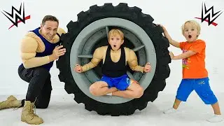 Vlad và Chris muốn trở nên mạnh mẽ như Siêu sao WWE