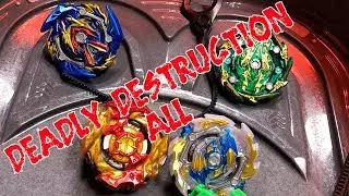 Deadly Destruction ALL BEY Ace Dragon Bushin Ashura Slash Valkyrie