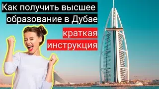 Как получить высшее образование в Дубае   краткая инструкция