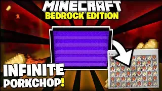 1.18 PORTAL BASED HOGLIN FARM TUTORIAL IN MINECRAFT BEDROCK (MCPE, XBOX, PS, SWITCH, PC)