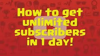 How I got so many SUBSCRIBERS in 1 day!! 😱😱 | 100% working visual trick! *Explained*