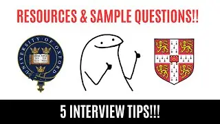 5 Oxbridge Interview Tips! | Resources & Sample questions | Physics & Engineering