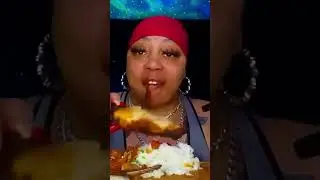 Baked Chicken, Pico & Rice! #THEREALLADYREDASMR😜 #tacoqueen #mukbang #asmr
