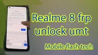 Realme 8 (RMX3085) Frp Unlock | Google Account Lock Remove With PC 100% Done by Umt