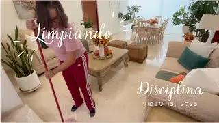 Limpiando aunque me sentía mal 