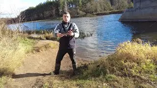 Щука осенью на реке. Выбрался на реку половить щуку.  Неман Гродно!