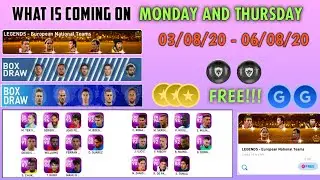 What is coming on Monday and Thursday in pes 2020 mobile