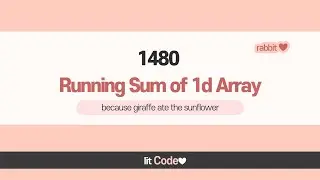 leetcode - 1480 Running Sum of 1d Array JavaScript Solution