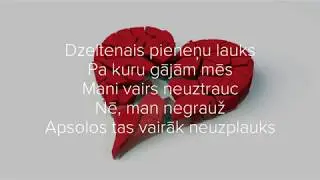 Dons & Ozols - Salauzta sirds/vārdi/lyrics