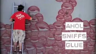 Street Artist Ahol Sniffs Glue on Crane.tv