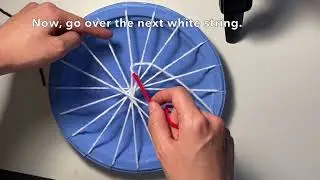 Plate Weaving Loom (Tie a Knot and Weave)