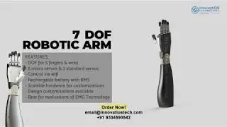 7DOF Robotic ARM | EMG(Electromyography ) Technology