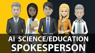 AI Education Spokesperson Education Marketing Video