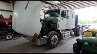 Harvest preparation: semi service
