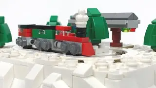 LEGO Holiday Train Diorama