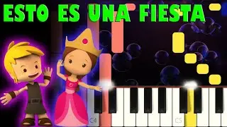 Pequeños Héroes - Esto Es Una Fiesta | Piano Cover | Tutorial | Karaoke
