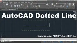 How to Draw Dotted Line in AutoCAD