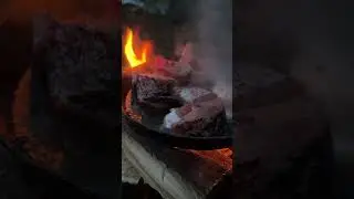 Щука на финской свече