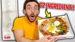 I ORDERED A PIZZA WITH 62 INGREDIENTS! How will it be??