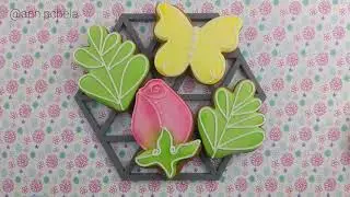 Пряники на 8 Марта. Мастер-класс по пряникам. Cookies with icing. Decorated cookies.
