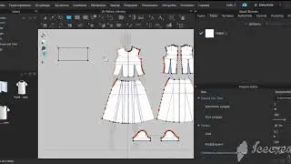 CLO3D - Инструменты для втачивания рукава в пройму