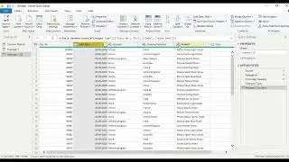 Changing column names dynamically using Power query editor
