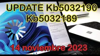 Actualizaciones Noviembre 2023 - Windows 11/10