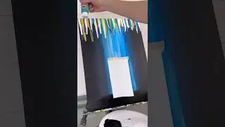 Drip art rain! 🎨😱 
