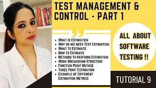 Test Estimation |Test Management| Function Point | Three Point Method | Work Breakdown Structure