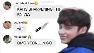 txt and skz texts: what is hyuka doing...?