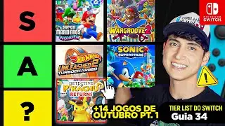 Rankeando games! Quais novos jogos no Switch valem a pena? | Tier List Guia 33 | Outubro 2023 pt1