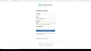 Setup Alexa Account