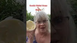 Canadian tries clotted cream & scones for the first time 