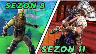 Moja przemiana Sezon 8 vs 11 Fortnite