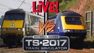 🔴Train Simulator 2017 - Brighton To London Race - ft StarDust (Live Stream)🔴