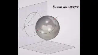 Инженерная графика Точки на сфере