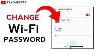 How to Change Wi-Fi Password in Mobile ?