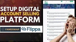 Setup website for  Digital Account Selling Platform like :Flippa